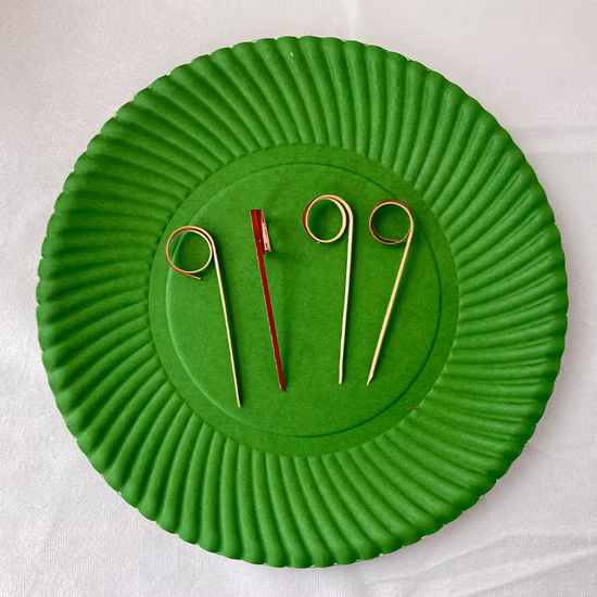 Spiedino di bambù di Teppo di bambù all'ingrosso della Cina 9cm 15cm 20cm per il bastone di bambù amichevole di Eco del partito di campeggio di nozze