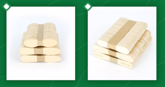 Bastoncino di legno usa e getta, spiedini di legno, bastoncini di gelato