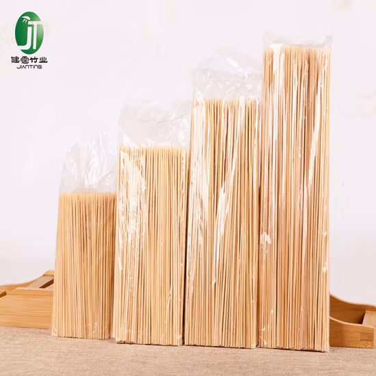 Bastone di bambù usa e getta per spiedino di protezione ambientale naturale dal design in stile semplice