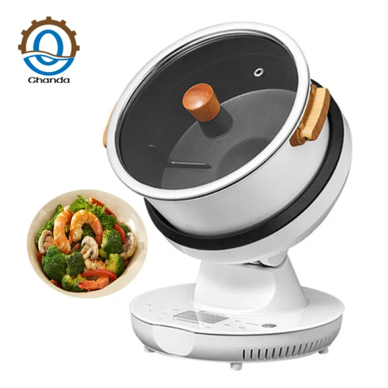 Robot da cucina automatico elettrico intelligente multifunzione Stir Fry Machine Spine elettriche domestiche Stir Fryer Robot Cooker